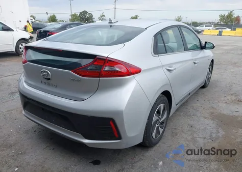 2017 Hyundai Ioniq Hybrid Sel z USA, uszkodzony, nr VIN KMHC75LC4HU058009